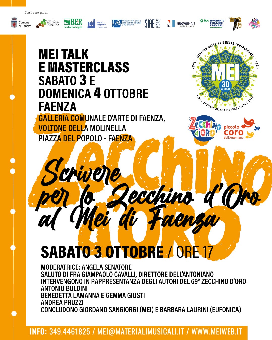 LO ZECCHINO D’ORO AL MEI 2026